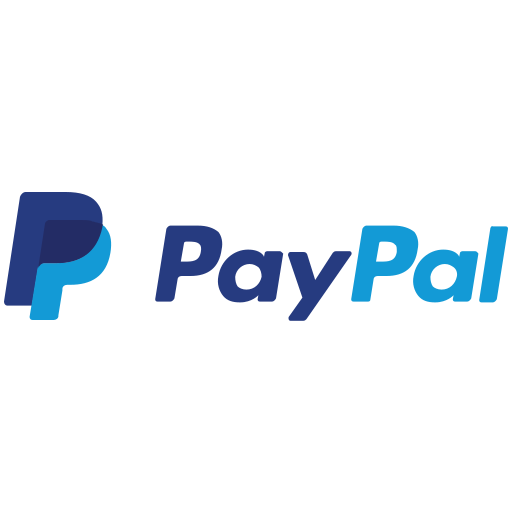 Paypal logo standing in the center of the image against a transparent background.