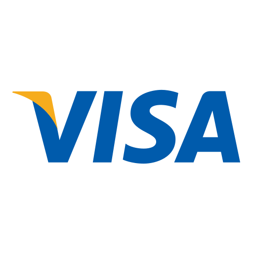 A visa logo standing in the center of the image against a transparent background.