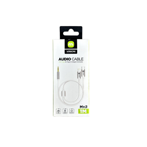 2 in 1 AUX box standing in the center of the image against a white background.