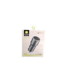 43W Vision Car Charger Box standing in the center of the image against a white background.