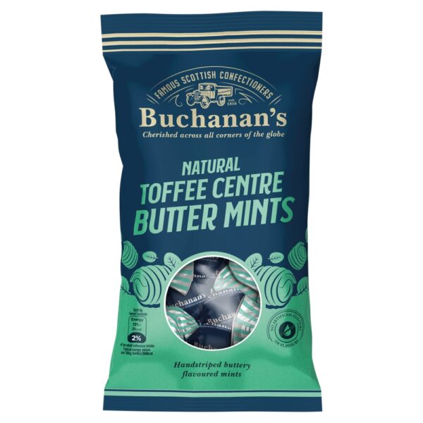 Buchanan's Natural Toffee Centre Butter Mints Bags