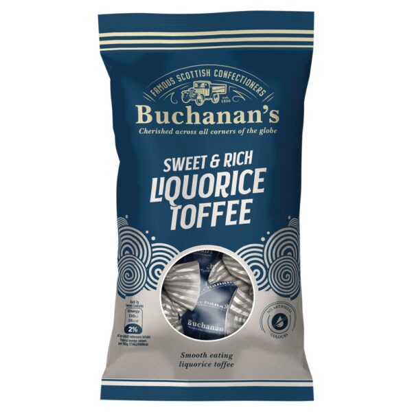 Buchanan's Sweet & Rich Liquorice Toffee Bag