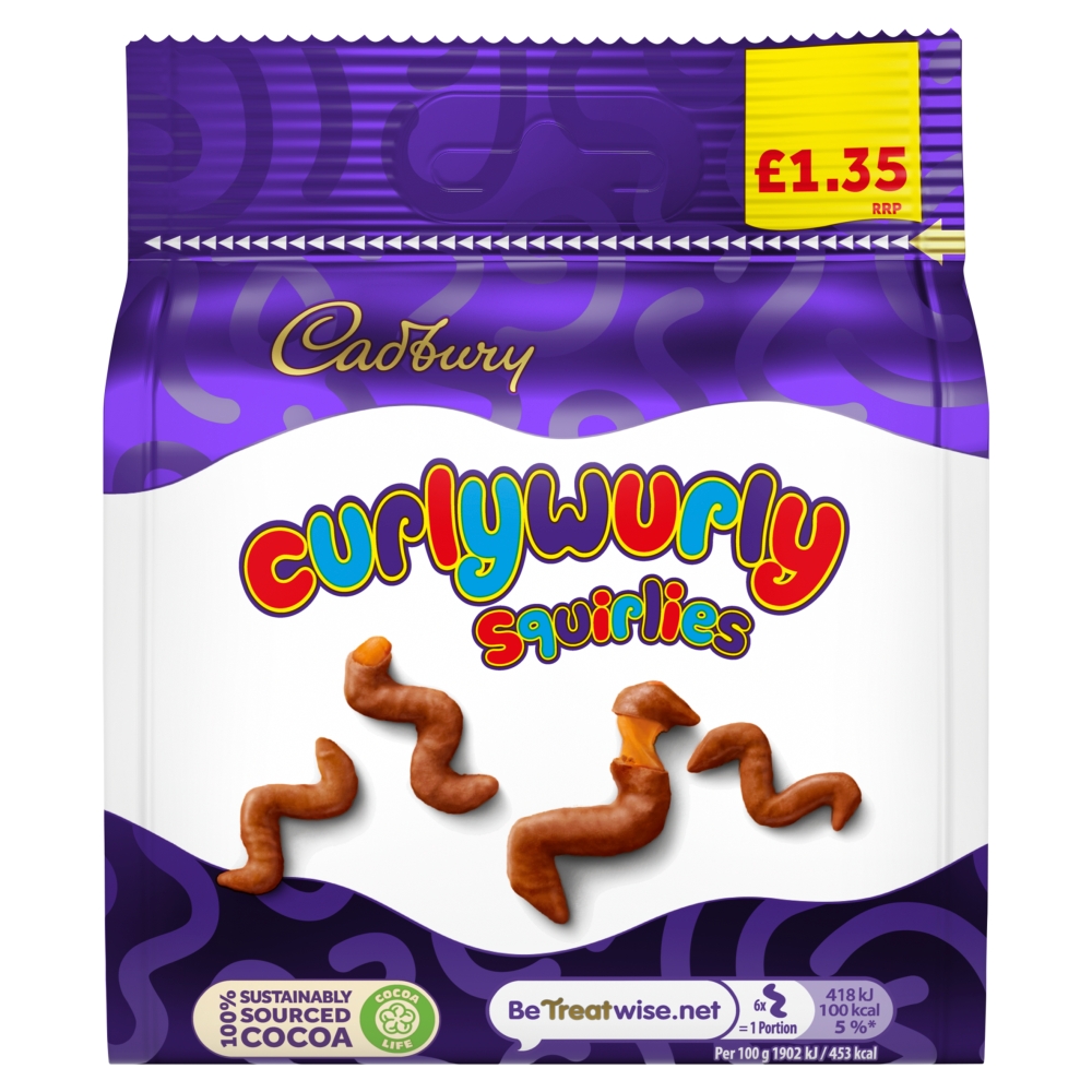 Cadbury Curly Wurly Squirlies Bag 85g