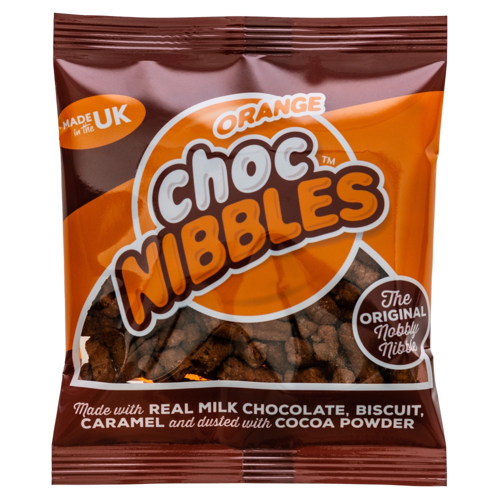 Choc Nibbles Orange Bag 150g