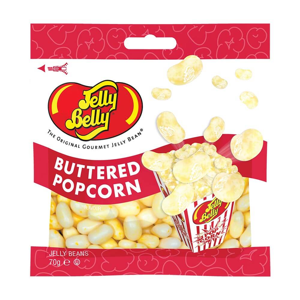 Jelly Belly Buttered Popcorn Jelly Beans Bag 70g