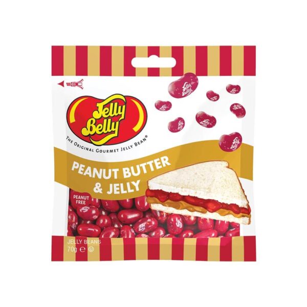 Jelly Belly Peanut Butter & Jelly Jelly Beans Bag 70g