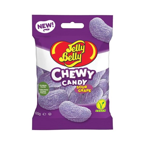 Jelly Belly Sour Grape Chewy Candy 60g