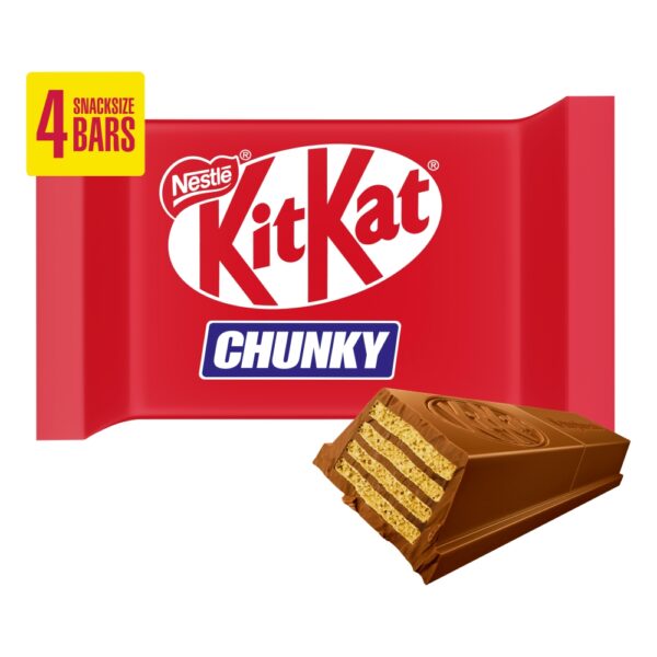 Kit Kat Chunky Milk Chocolate Bar Multipack 32g 4 Pack