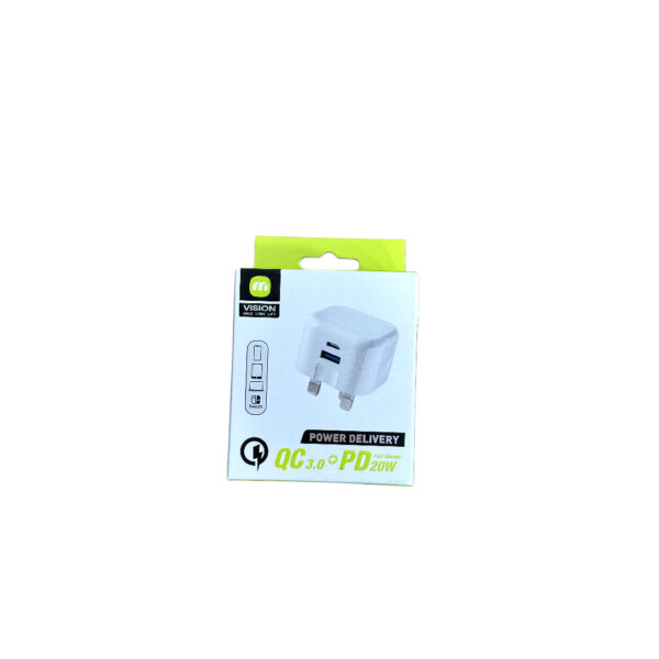 brick 5W without cable standing in the center of the image surrounded by a white background.