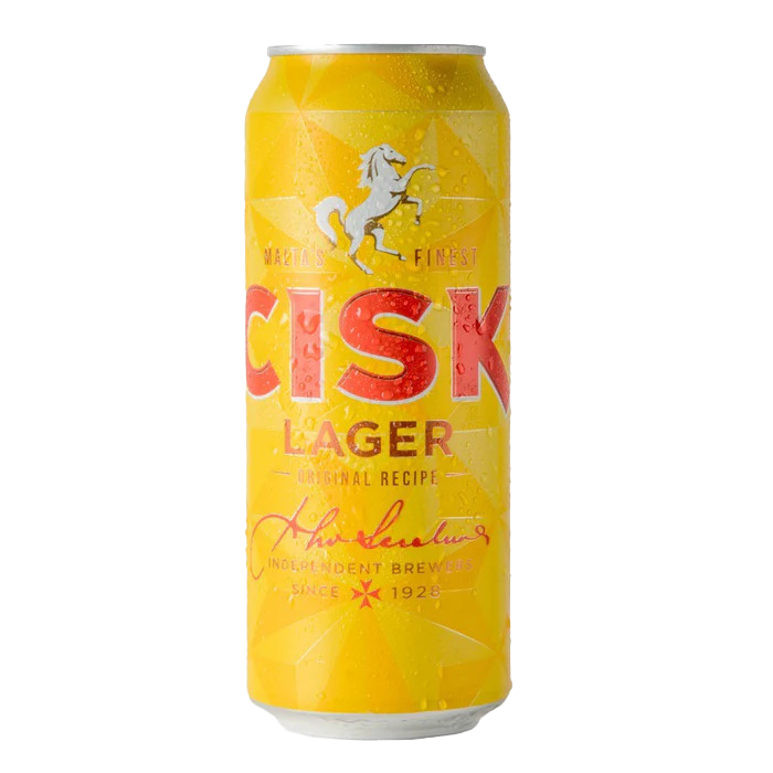 Cisk Lager Beer 500ml can