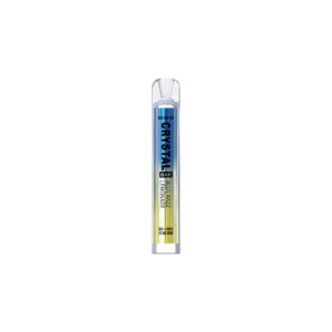 Crystal Bar Blue Razz Lemonade standing in the center of the photo surrounded by a white background.