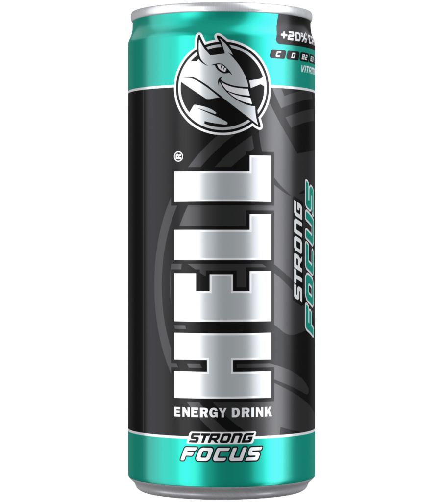 Hell Focus+ Energy Drink 250ml can