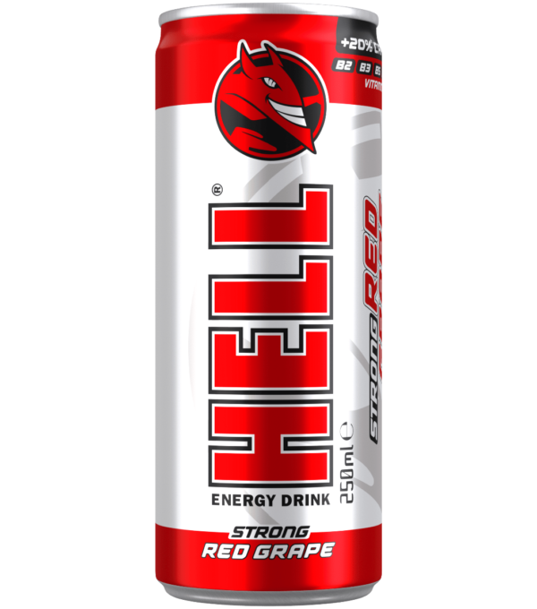 Hell Strong Red Grape Energy Drink 250ml