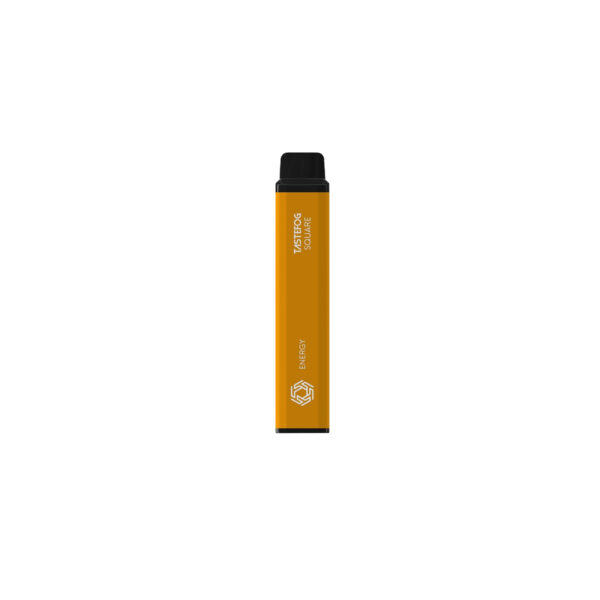 Tastefog Energy cigarette standing in the center of the image against a white background/