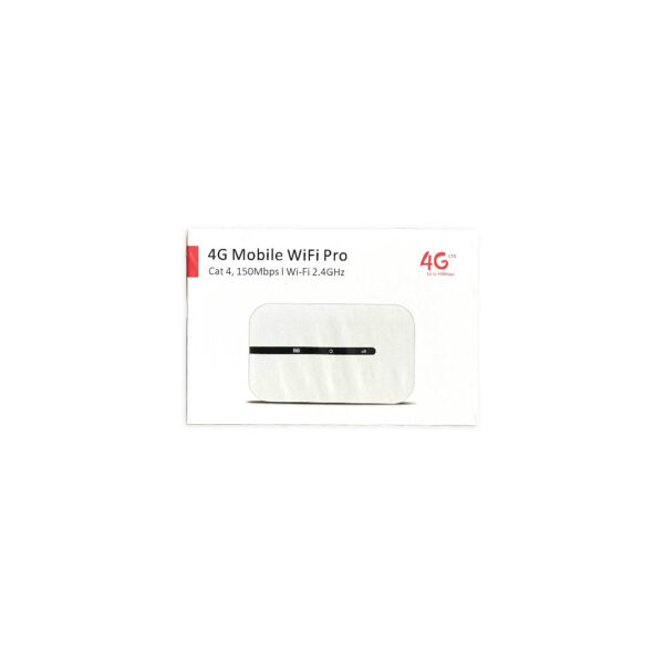 Tech Mobile Wifi Pro standing in the center of the image surrounded by a white background.
