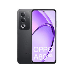 Oppo A80 in black colour.