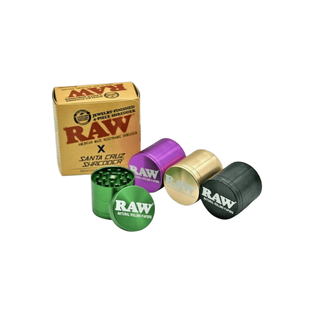 pack with 4 bottles of natural rolling papers.