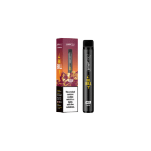 Big Bull Smart 800 cigarette together with its orange & black box