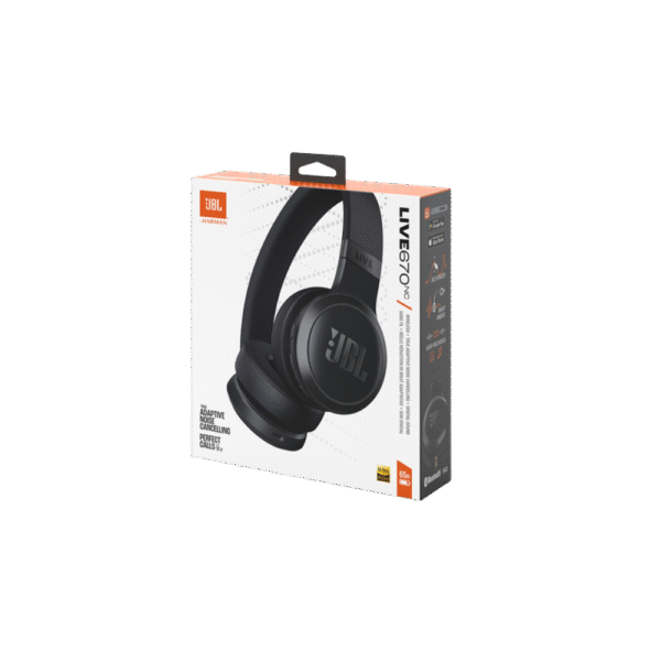 live670 headphones standing in the center of the photo against a white background.